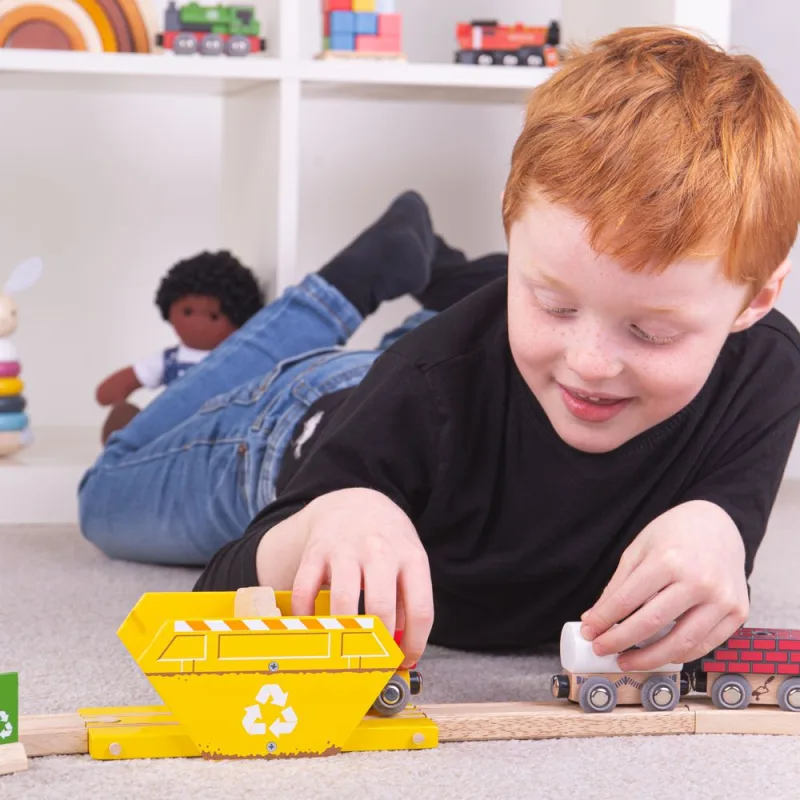 Bigjigs Rail Kontajner na recyklovanie