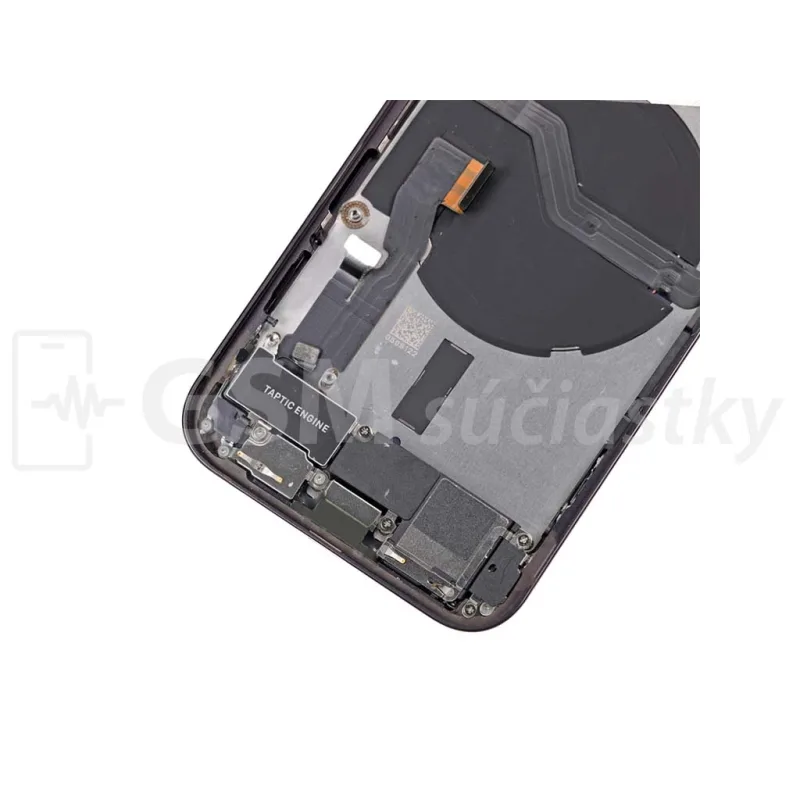 iPhone 12 mini - Zadný Housing s Malými Dielmi - Čierny