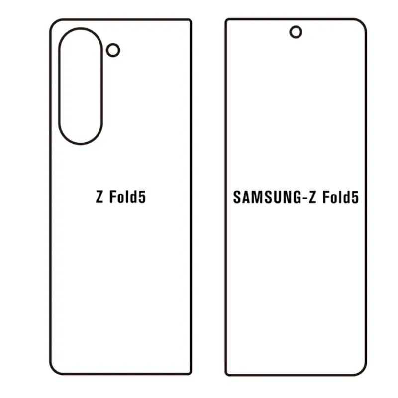 Hydrogel ochranná fólia pre Samsung Galaxy Z Fold 5 (SM-F946) Variant:: vnútorná číra