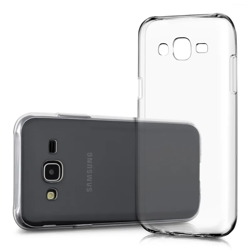 Transparentné Puzdro priesvitné silikónové Samsung J500 Galaxy J5 Farba: Priesvitné 6373