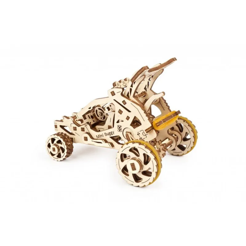 Ugears 3D mechanické puzzle - Mini bugina 80 ks