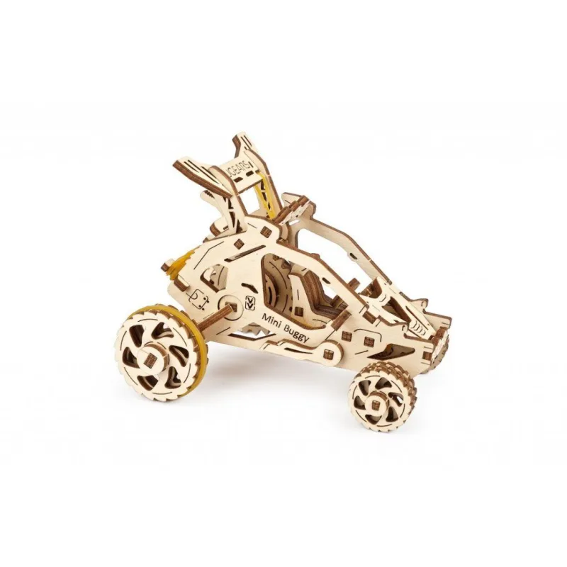 Ugears 3D mechanické puzzle - Mini bugina 80 ks