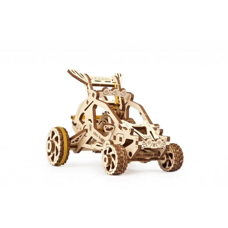 Ugears 3D mechanické puzzle - Mini bugina 80 ks