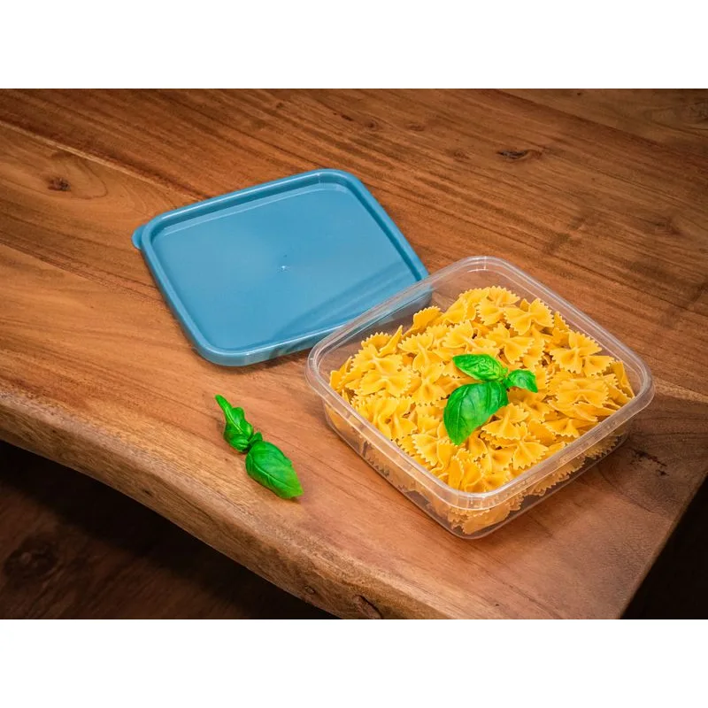 Dózy na potraviny MagicHome Lunchbox, 1 l, sada 4 ks, štvorcová