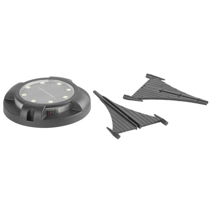 Solárna lampa Crater 11x14 cm – 12 LED, balenie 2 ks
