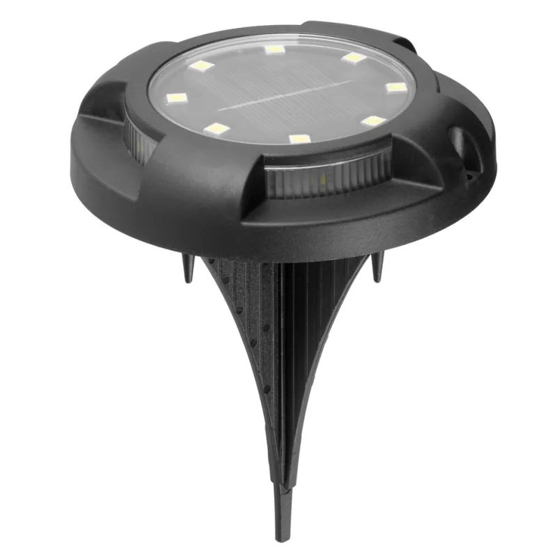 Solárna lampa Crater 11x14 cm – 12 LED, balenie 2 ks