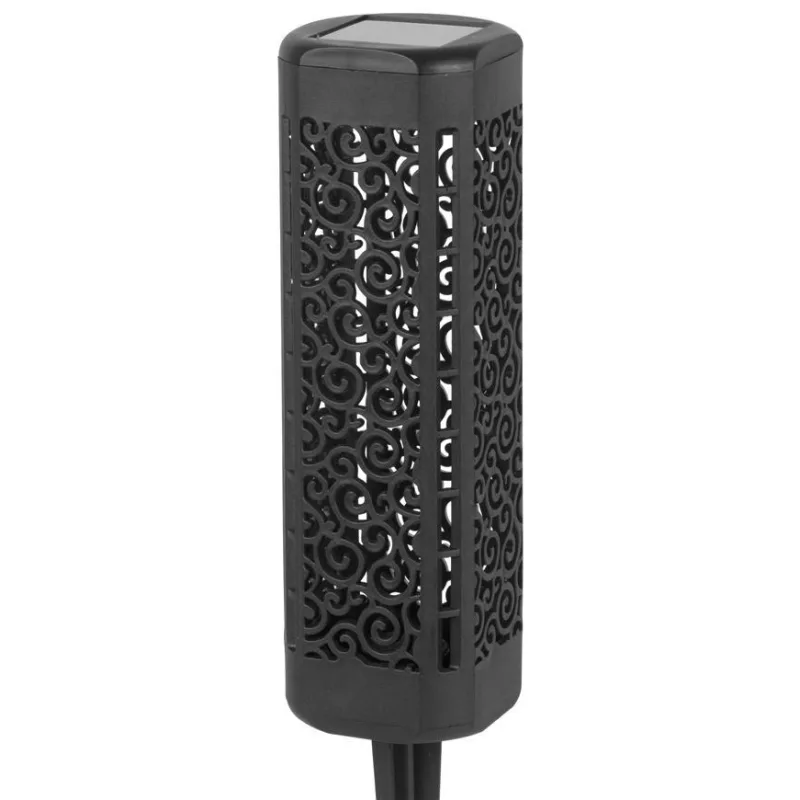 Solárna lampa Kang 31 cm – 3 ks, teplá biela LED
