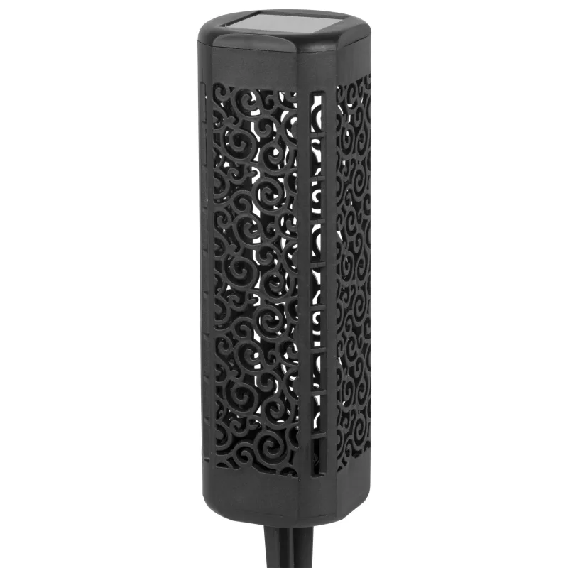 Solárna lampa Kang 31 cm – 3 ks, teplá biela LED