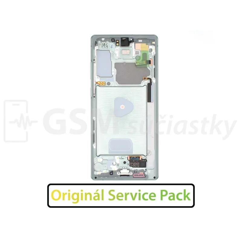 LCD displej + Dotykové sklo a Rám Samsung Galaxy Note 20 - Originál Farba: bronzová