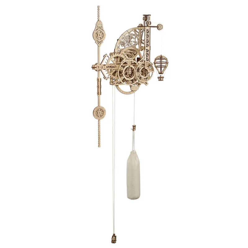 Ugears 3D mechanické puzzle - Nástenné hodiny Aero 320 ks