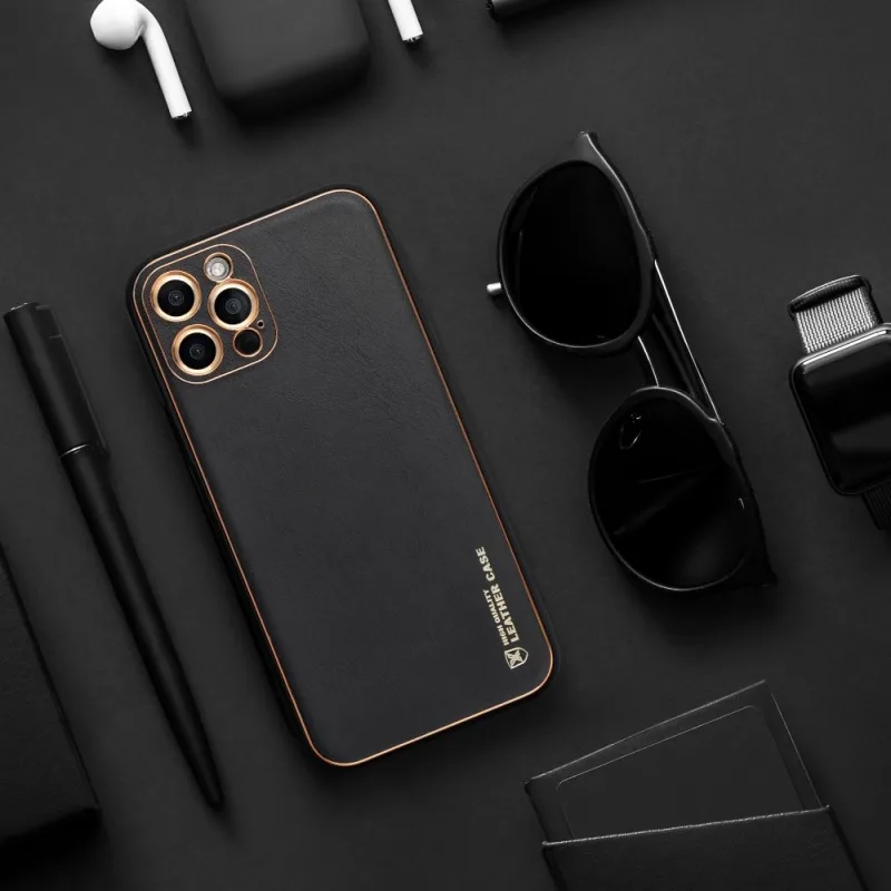 Leather Case Zadný kryt Leather pre Samsung Galaxy S24 Ultra, S928 Farba: Žltá