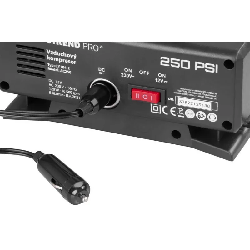 Kompresor Aircom AC250, 250 PSI, 230V/12V