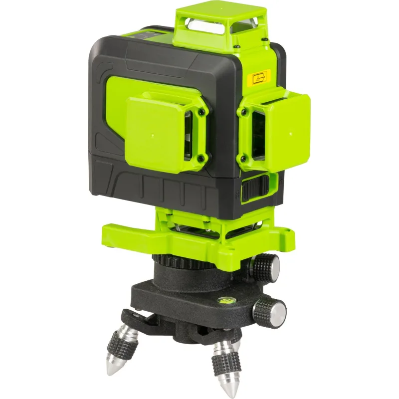 Laser Strend Pro Industrial 4 X 3D, zelený, v kufriku, s príslušenstvom, diaľkový ovládač