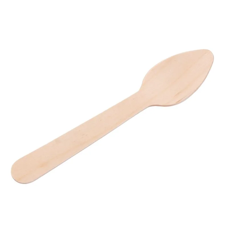 Lyžička MagicHome Woodline ECO Gastro, drevená, 110 mm, 100 ks