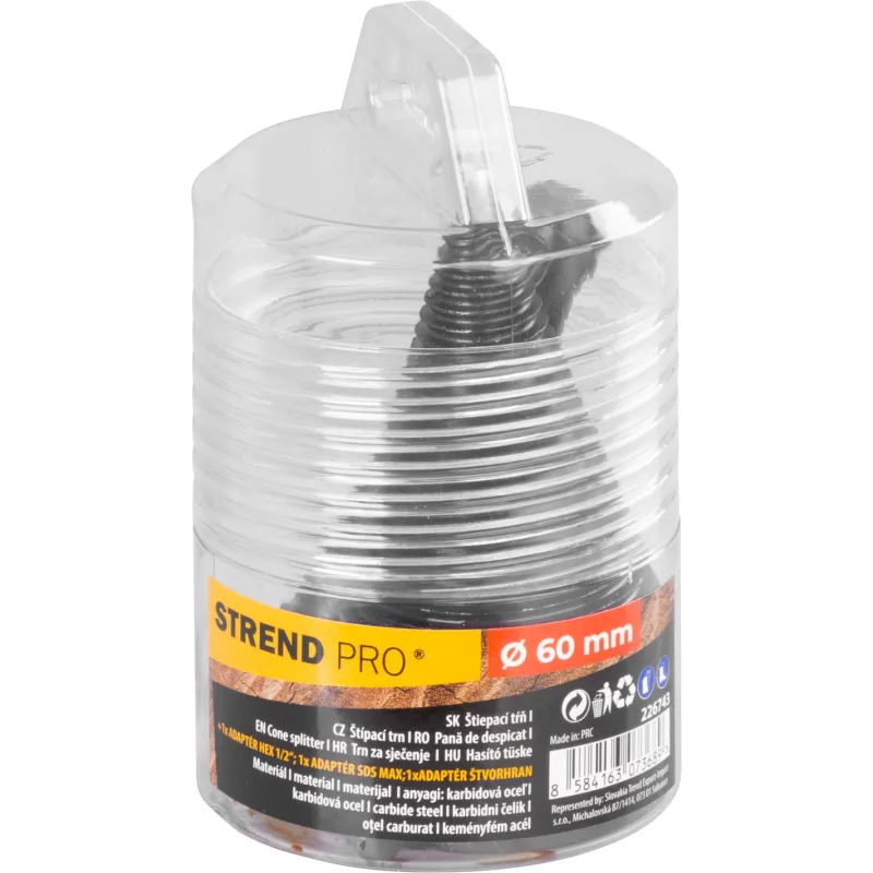 Tŕň Strend Pro, štiepací klin na drevo, kužeľ, 60 mm