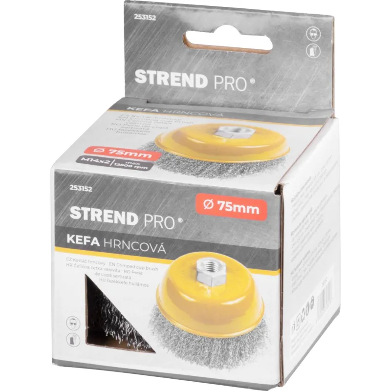 Kefa Strend Pro CCB-501, 75 mm, hrncová, vlnitá, M14x2
