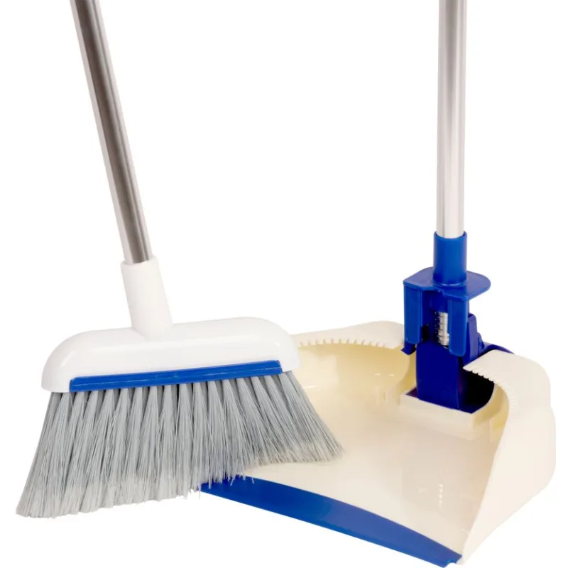 Súprava upratovacia Neco 30-1044-14, metla s lopatkou, s násadou 72 cm, sklápacia