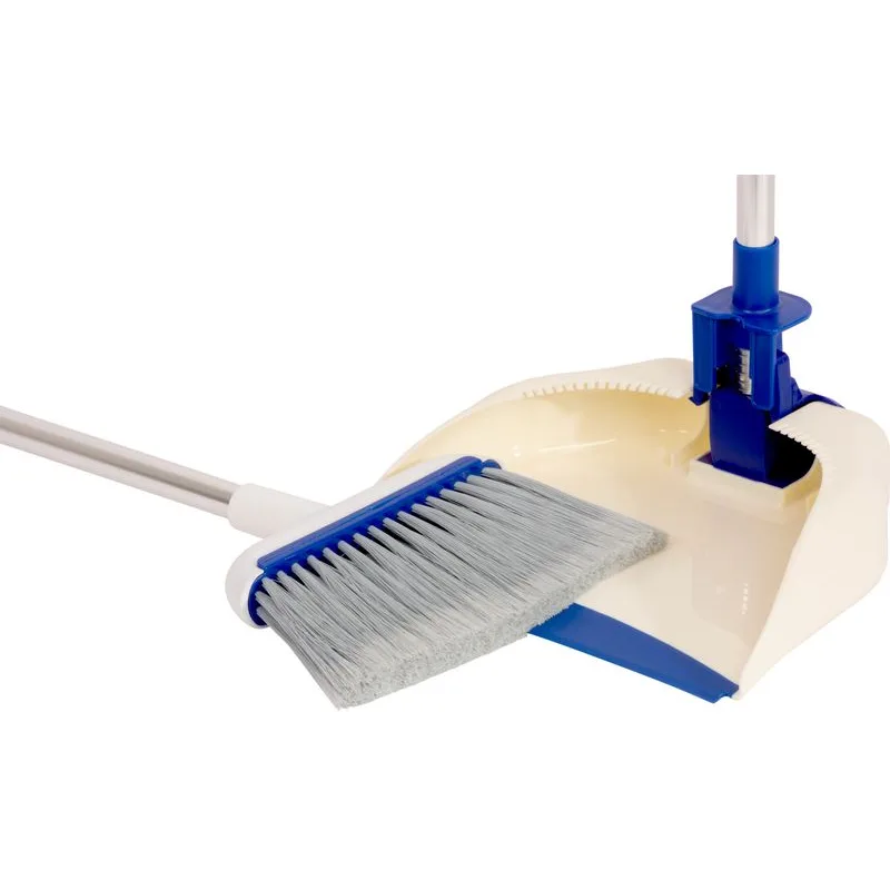 Súprava upratovacia Neco 30-1044-14, metla s lopatkou, s násadou 72 cm, sklápacia