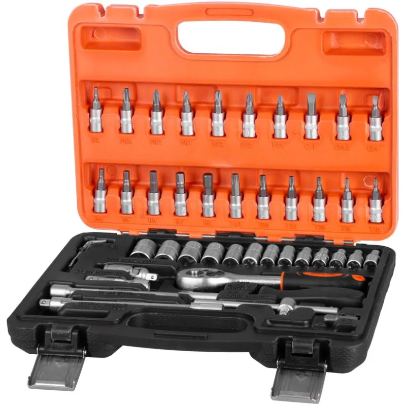 Strend Pro Sada hlavíc STREND CUBE 246, 46 dielna, 1/4"
