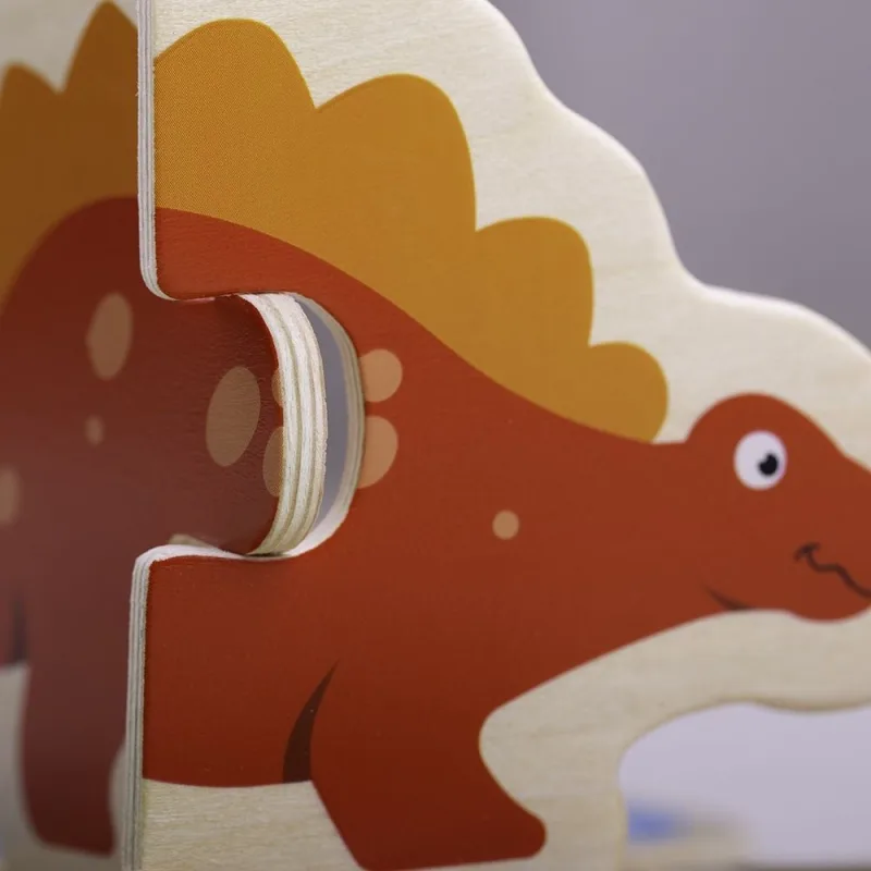 Bigjigs Toys Dvojdielne puzzle - Dinosaury