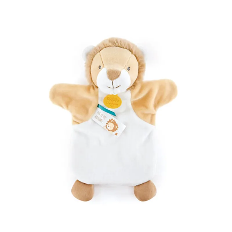 Doudou Plyšová maňuška Levíček 25 cm