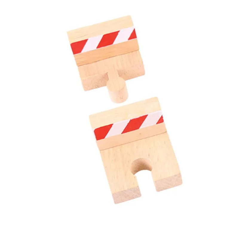 Bigjigs Rail Drevené koľaje Nárazníky 6 ks