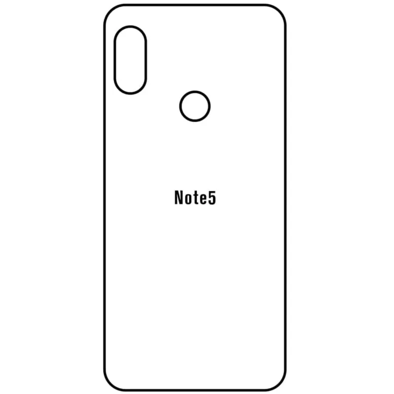 Ochranná fólia Sunshine Hydrogel pre Xiaomi Redmi Note 5 Variant:: zadná čirá