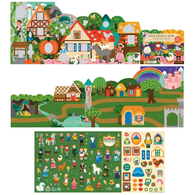 Petitcollage kreatívne samolepky - Bolo nebolo
