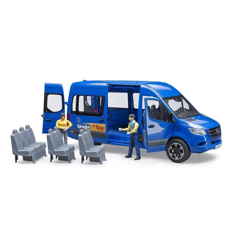 Bruder 2670 Mercedes-Benz Sprinter mikrobus s vodičom a cestujúcim