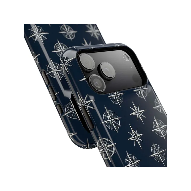 ZEPHYRA Navy Compass - iPhone 17 Pro Max Kryt