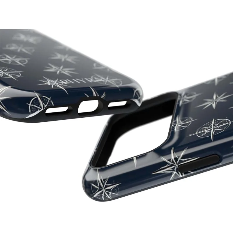 ZEPHYRA Navy Compass - iPhone 17 Pro Max Kryt