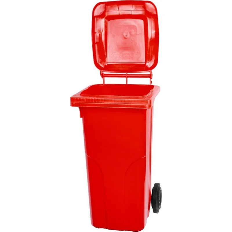 Smetná nádoba MGB 240 l, plastová, červená, HDPE