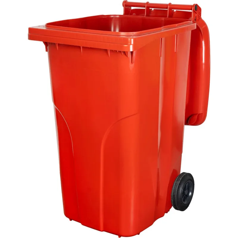 Smetná nádoba MGB 240 l, plastová, červená, HDPE