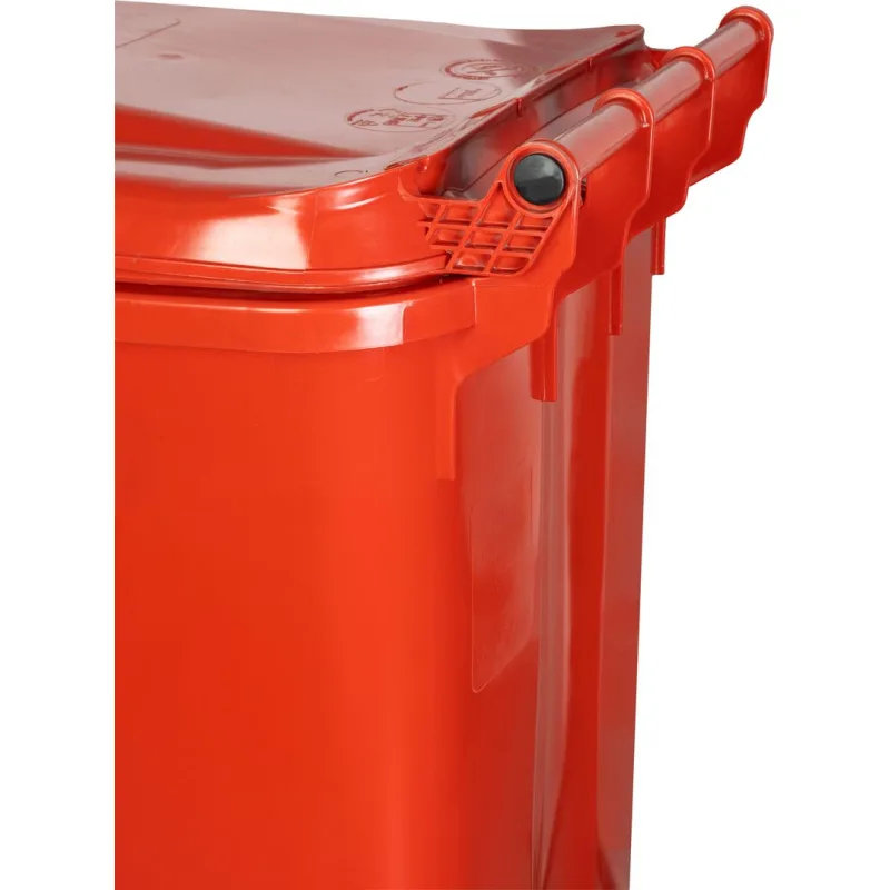 Smetná nádoba MGB 240 l, plastová, červená, HDPE