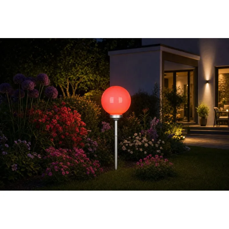 Solárna lampa Rainbow 73 cm – farebné LED osvetlenie