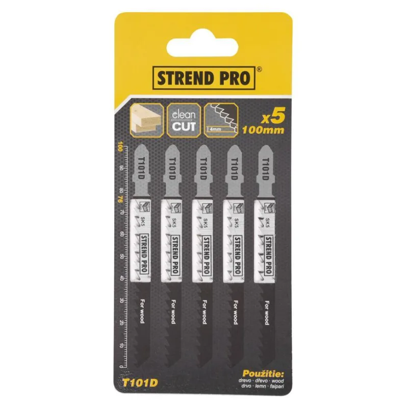 List STREND PRO T101D 100mm, 6z, drevo, bal. 5 ks