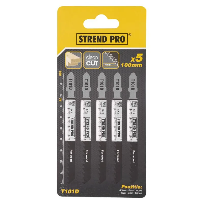 List STREND PRO T101D 100mm, 6z, drevo, bal. 5 ks