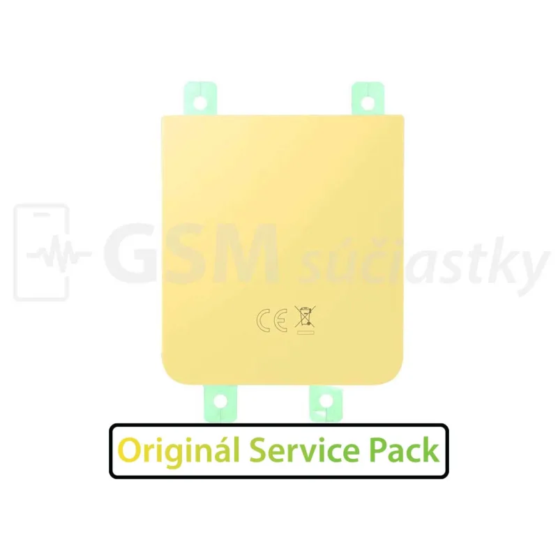 Baterkový kryt Samsung F741B Galaxy Z Flip 6 - Žltý Originál