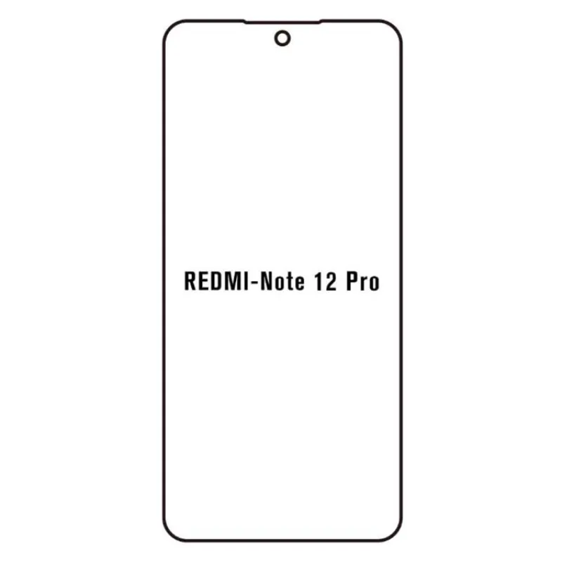 Ochranná fólia Sunshine Hydrogel pre Xiaomi Redmi Note 12 Pro Variant:: zadná čirá
