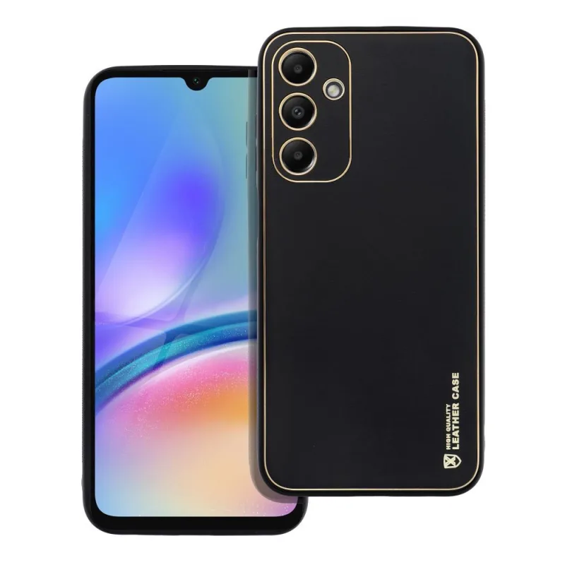 Leather Case Zadný kryt Leather pre Samsung Galaxy A25 5G, A256 Farba: Žltá