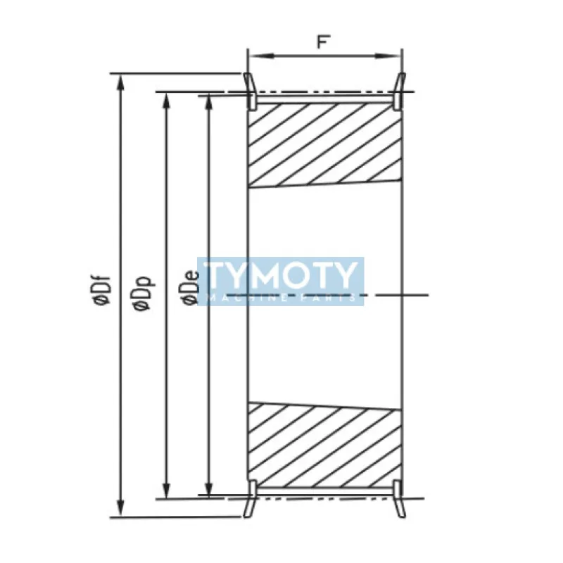 Remenica TB 32 8M 30 optibelt ZRS na Taper Lock