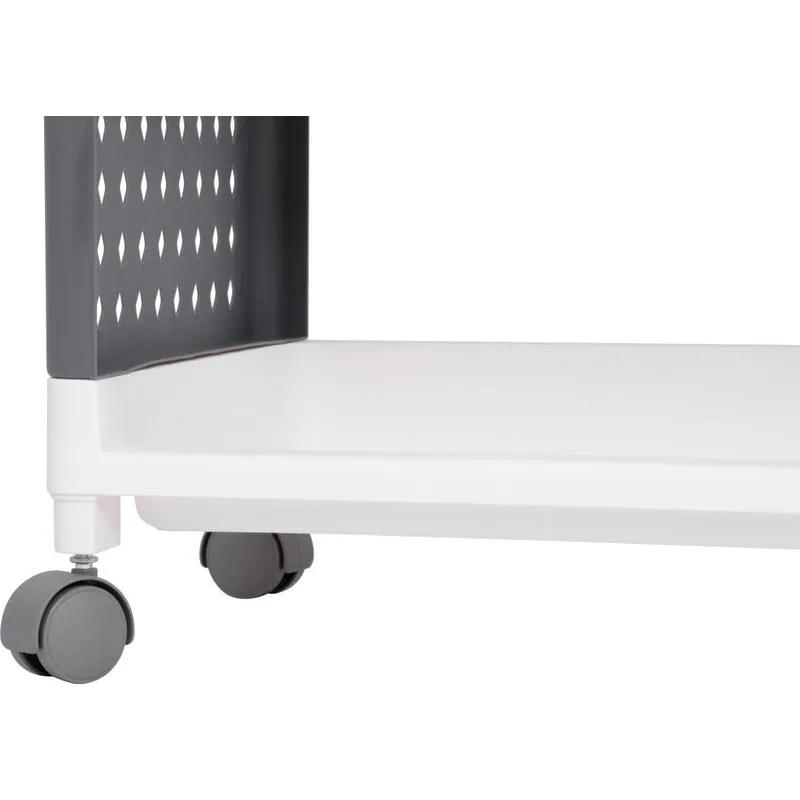 Regál MagicHome Rolly – plastový, 5 políc, 49x29x97 cm, na kolieskach