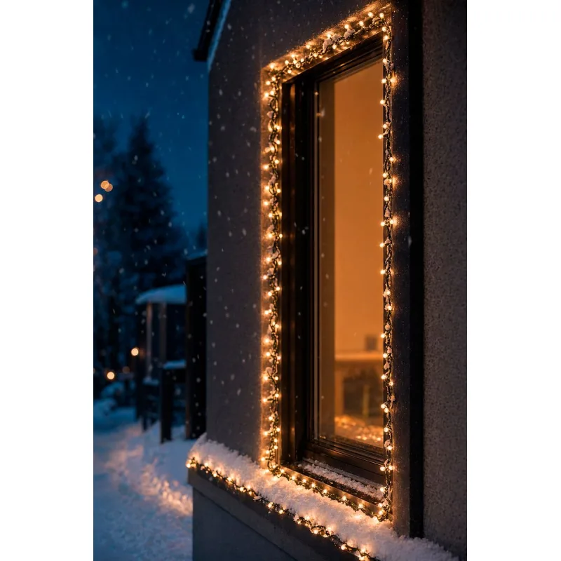 Vianočné osvetlenie reťaz Ceibo, 192 LED, teplá biela, 14,3 m, exteriér