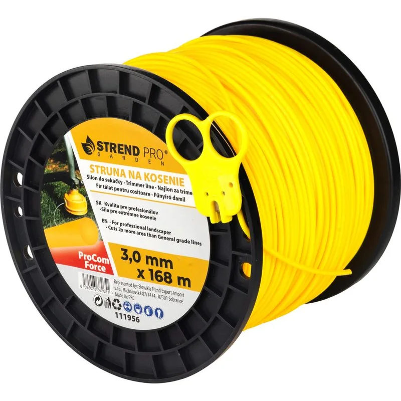Silon na kosenie Strend Pro ProCom 3,0 mm, okrúhly, Spool 168 m