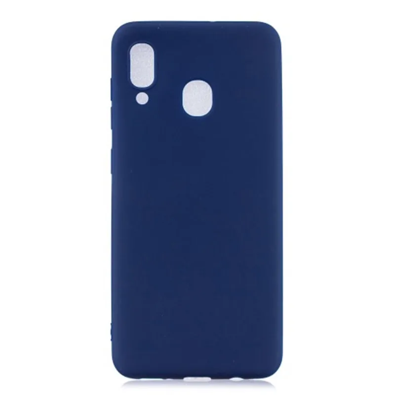 Soft Flex Puzdro na mobil Samsung Galaxy A40, A405 Farba: Tmavo modrá