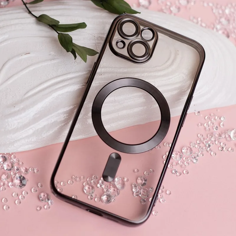 MagSafe obal na iPhone 15 Čierne – Perfektná ochrana a bezproblémové nabíjanie
