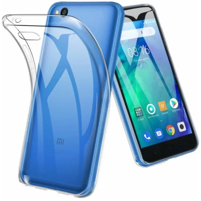 Transparentné Puzdro priesvitné silikónové Xiaomi Redmi GO Farba: Priesvitné 6045