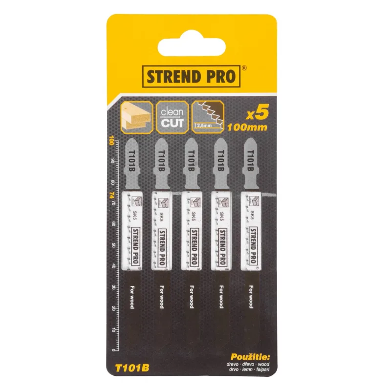 List STREND PRO T101B 100 mm, 10z, drevo, bal. 5 ks
