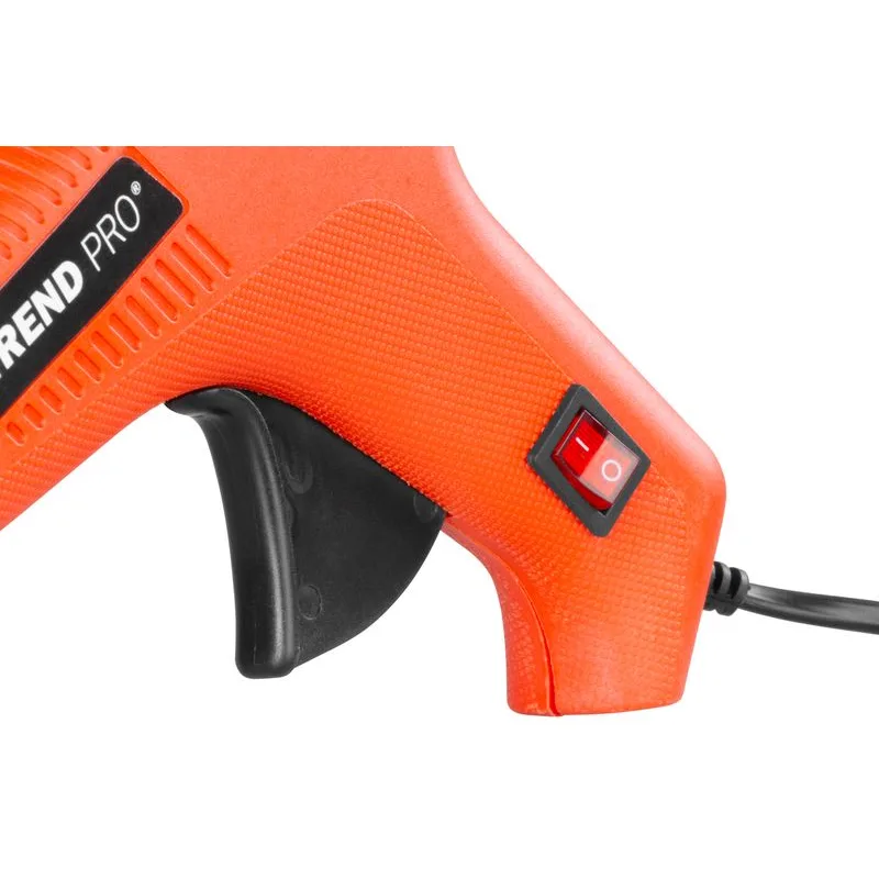 Lepiaca pištoľ Strend Pro v kufríku, 60–80 W, na tyčinky 11 mm