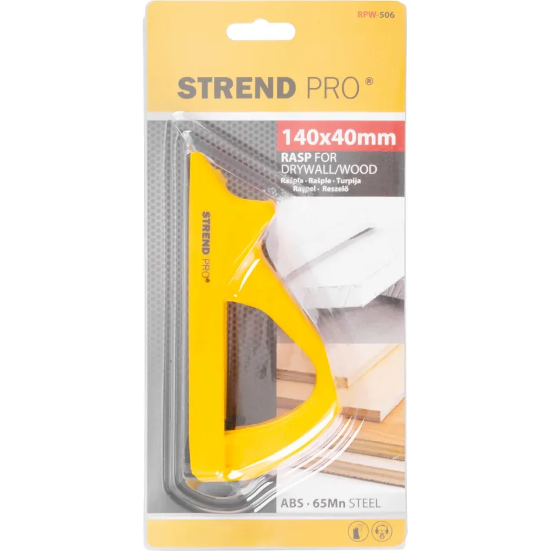 Rašpľa na sadrokartón a drevo Strend Pro RPW-506, 140x40 mm